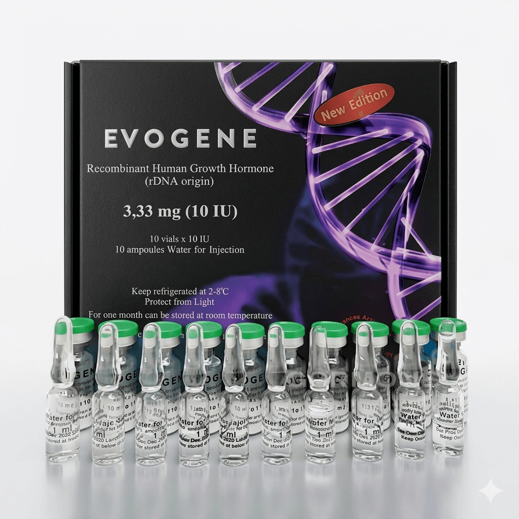 Evogene 100 IU – Оригинален Хормон на Растежа (Соматропин)
